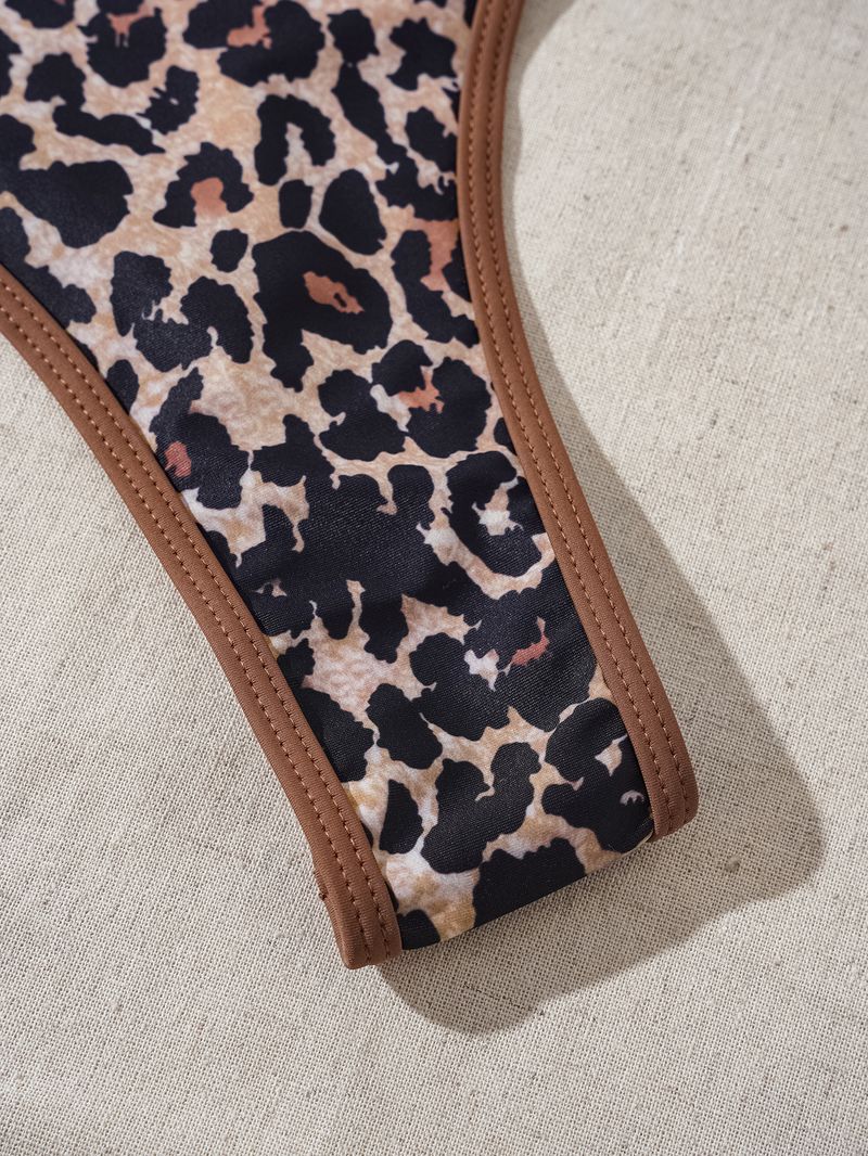 Women's Clothing Sling Print Split Swimsuit Women's High End Beach Sexy Bikini Hot Spring Swimsuit_voghion.com