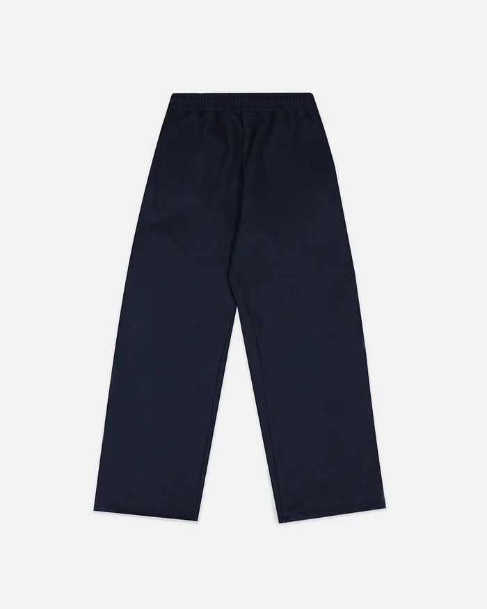 Autumn Winter Men's Comfortable Casual Loose Wide-Leg Long Pants Elastic Waistband Straight Fleece Sweatpants_voghion.com