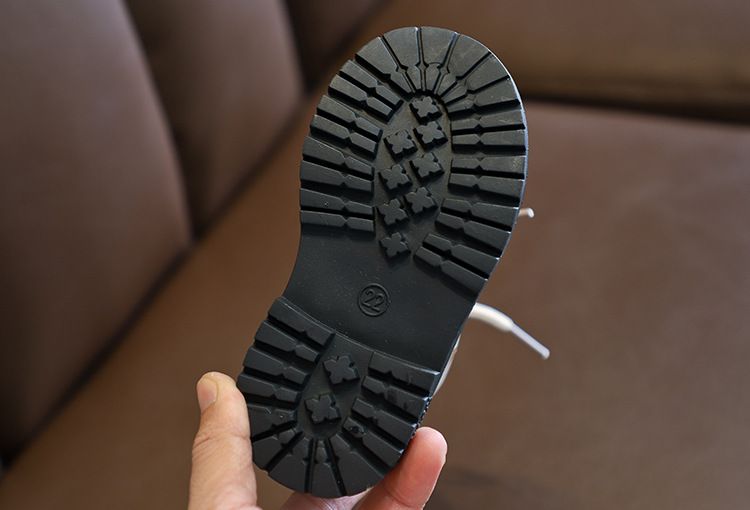 Stivali invernali da bambina Martin 2024, stile britannico, corti con scarpe di cotone spesso e morbido, stivali per bambini_voghion.com