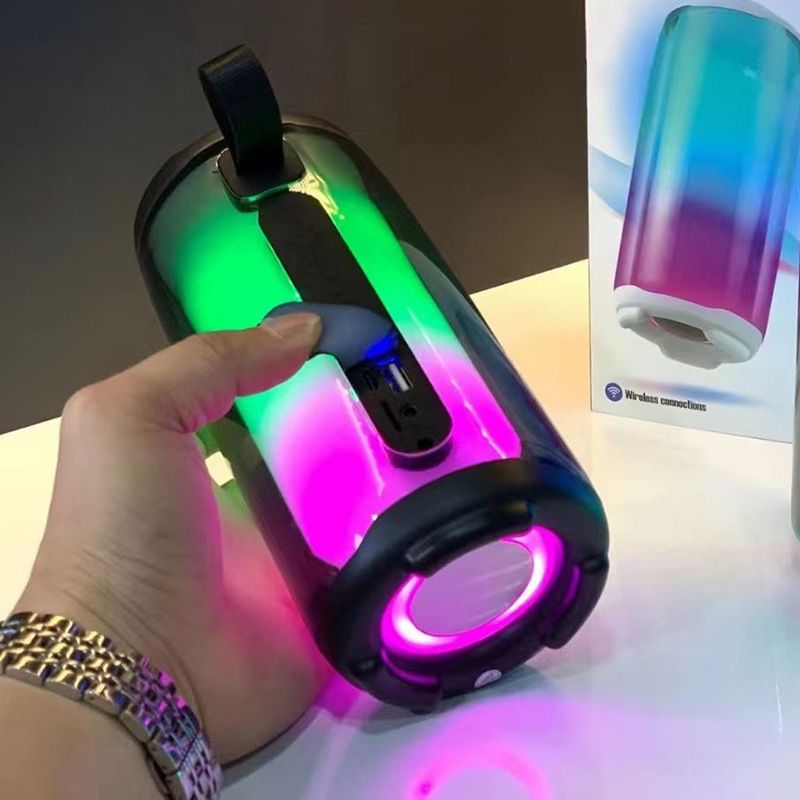 PULSE 5 Family K Song Bluetooth Speaker Portable Column RGB Light Audio Boombox Outdoor Waterproof Subwoofer With Mic_voghion.com