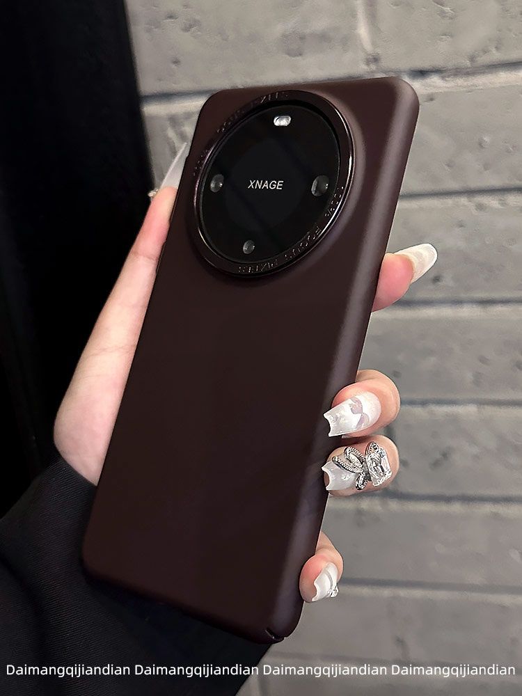 Dangmang mattiertes neues Modell passend für Huawei Mate60Pro Handyhülle 50 High-End Sense Nische Mate60Pro+High-End Plum 40e_voghion.com