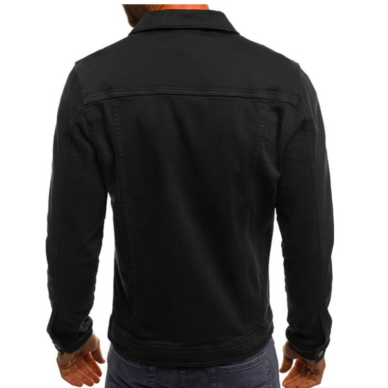 Men's Casual Solid Color Jacket Cardigan Button Cargo Jacket_voghion.com