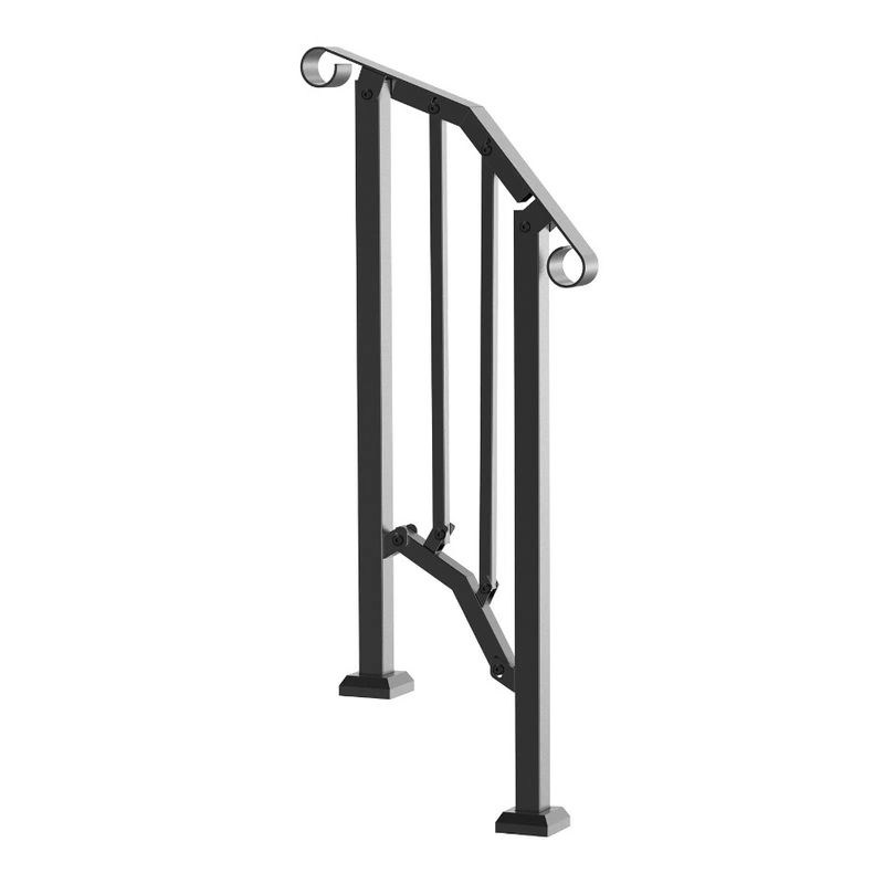 Seniors Step Arch 12 For For Handrails Deck Porch Retro Outdoor Black_voghion.com
