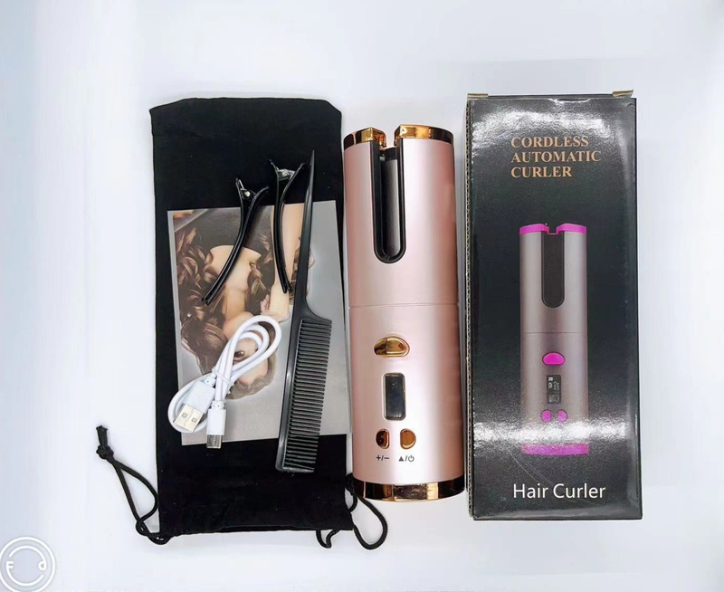 Fier de ondulat mini USB reîncărcabil, ondulator de păr electric și fără fir_voghion.com