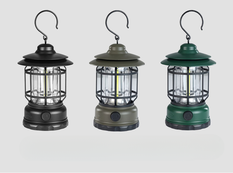 Primitive Lighting Horse Długa żywotność baterii Latarnia Camping Atmosfera Zewnętrzna Lampa Namiotowa_voghion.com