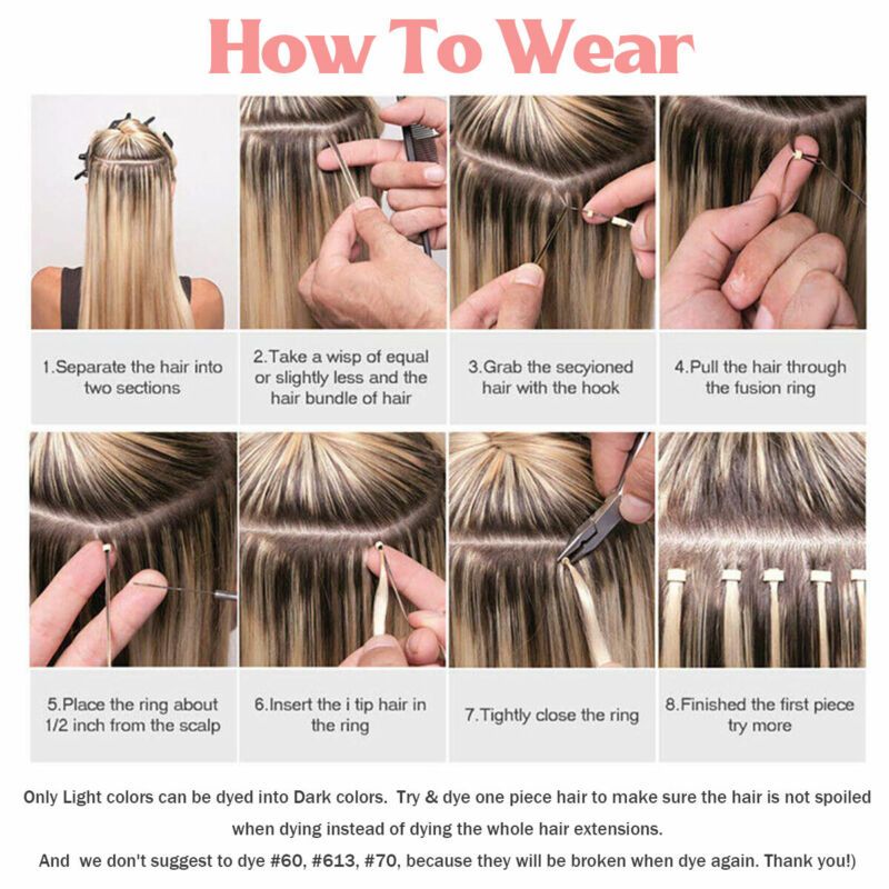 Glatte Micro-Loop-Haarverlängerung, 100 % Remy-Menschenhaar, modisches Micro-Link-Haar, natürliches Menschenhaar für Frauen, 50 Stück/Set, Nr. 60 Platinblond_voghion.com