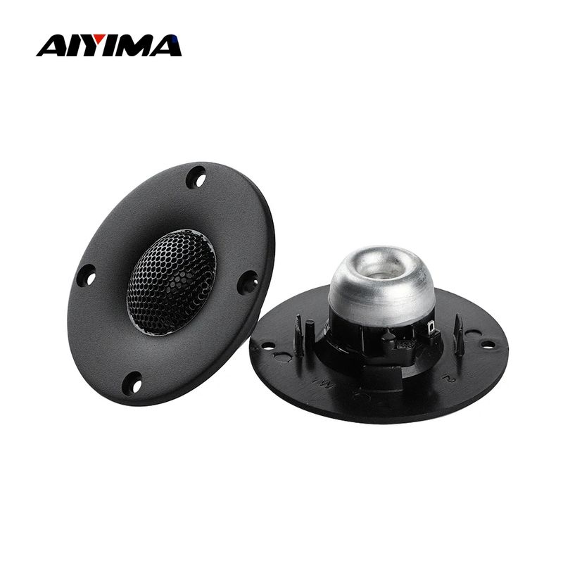 AIYIMA 2 pezzi Tweeter da 3 pollici 4 Ohm 15 W Altoparlante acuti in pellicola di seta Altoparlante audio al neodimio Home Theater con alluminio_voghion.com