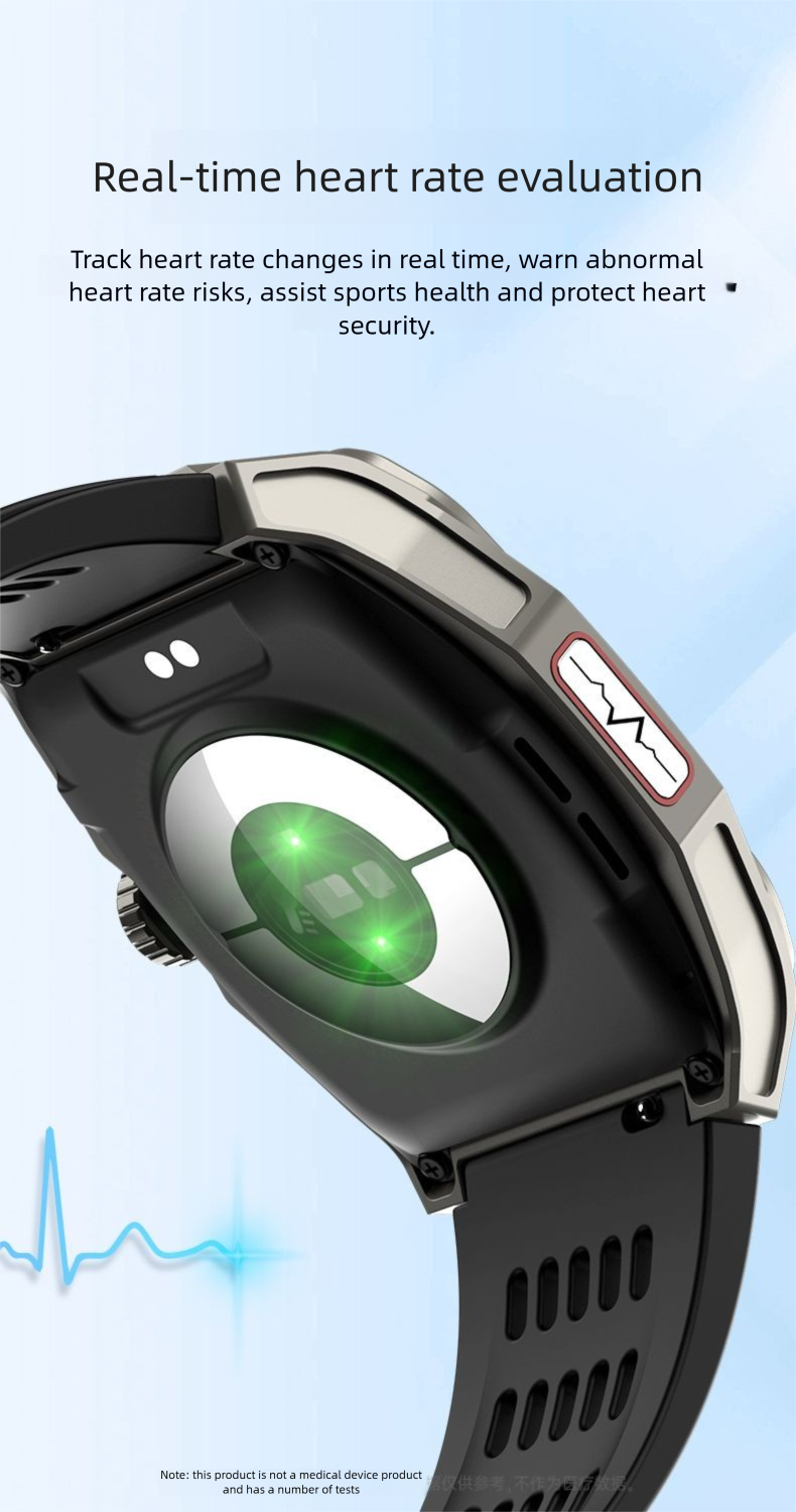 Schlafhilfe Smart Watch Gesundheitserkennung Herzfrequenz Blutdruck EKG Anruf Sportarmband Multifunktionales neues Modell_voghion.com