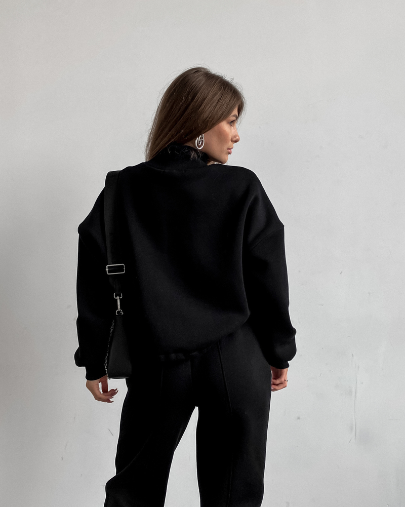 Ensemble deux pièces sweat-shirt imprimé pour femme_voghion.com