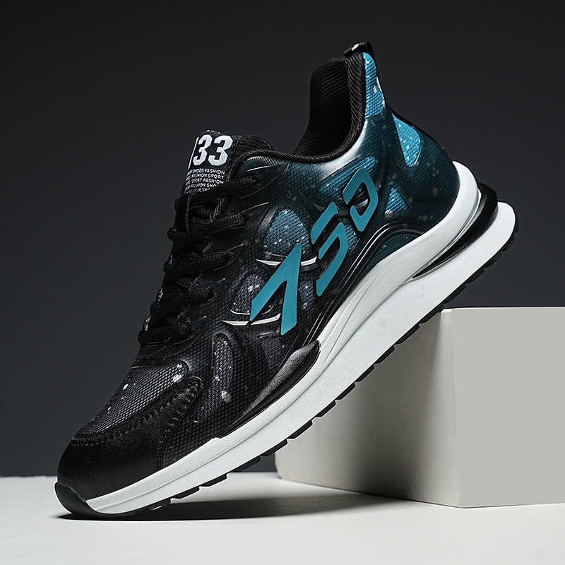 Scarpe sportive da uomo, primaverili, con bottoni rotanti, assorbimento degli urti ultraleggero, in rete_voghion.com