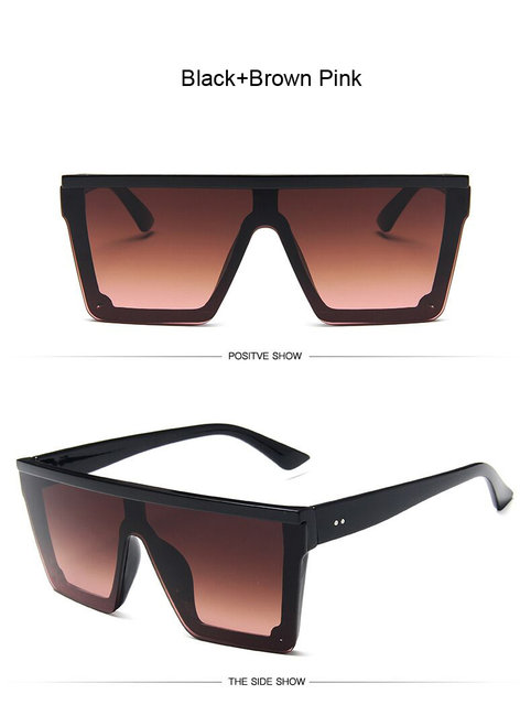 Gafas de sol cuadradas de marca de lujo para mujer_voghion.com