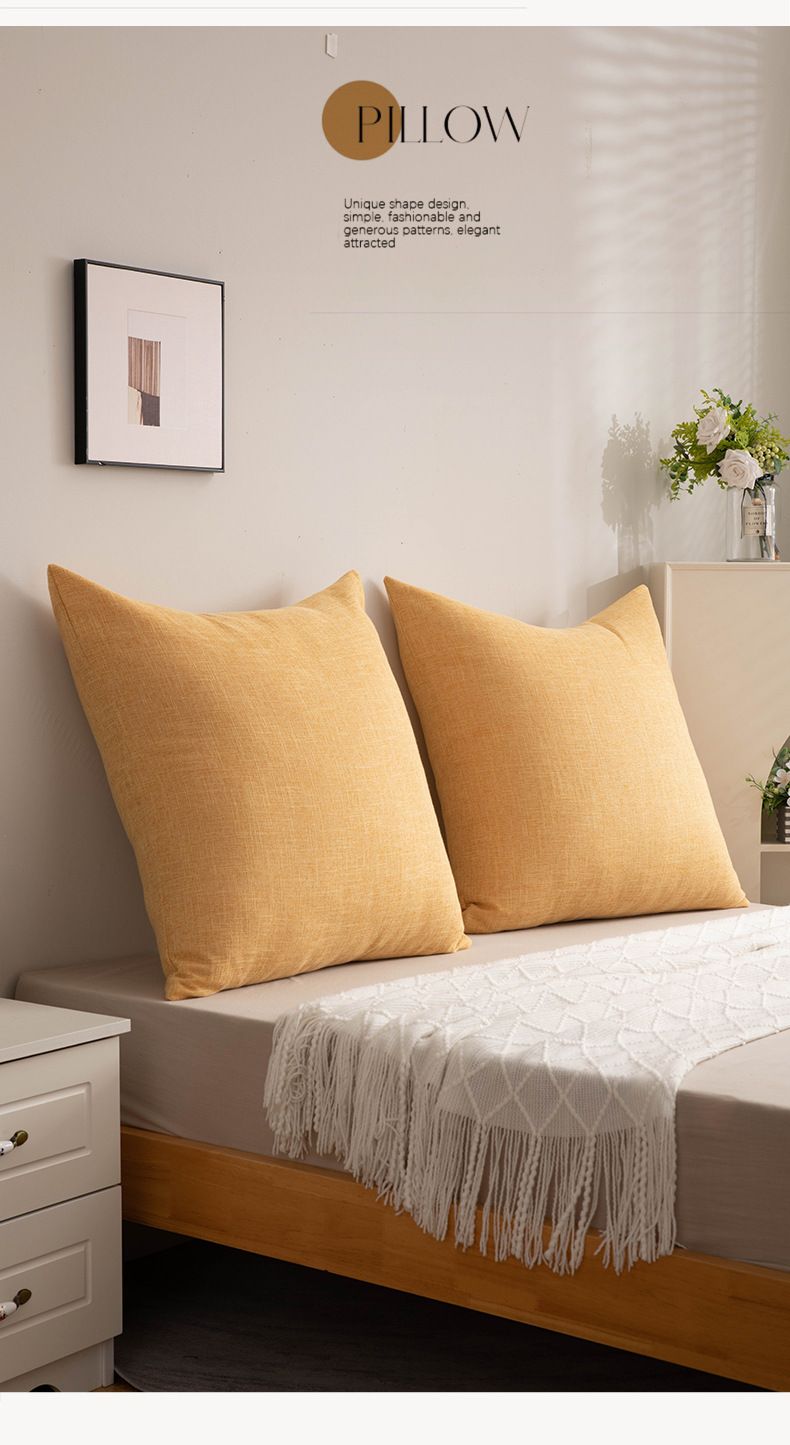 Ergonomic Backrest Pillow - Large Lumbar Support Cushion For Bed & Sofa (Memory Foam Soft Fabric Adjustable Strap Perfect For Reading & Relaxing)_voghion.com