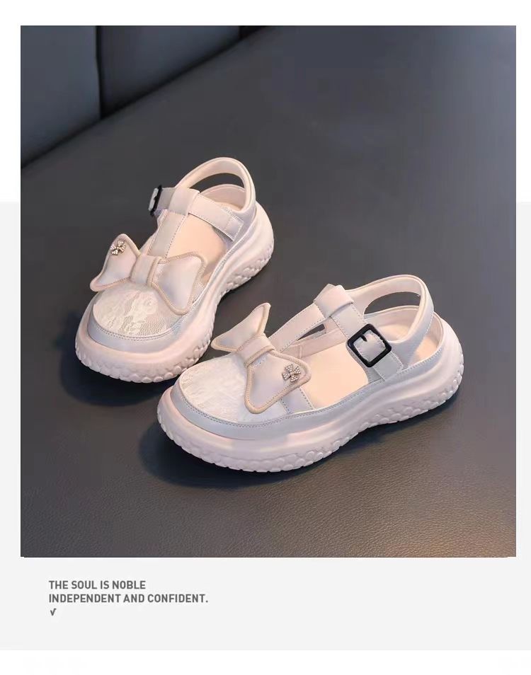 Sandali nuovi arrivi primavera/estate 2023 per bambini, punta chiusa, casual, bambina, estate, scarpe da principessa coreane_voghion.com