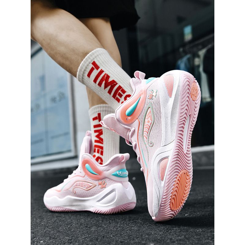 Scarpe da basket Yuanyang da uomo, traspiranti, sneakers alte, nuove_voghion.com