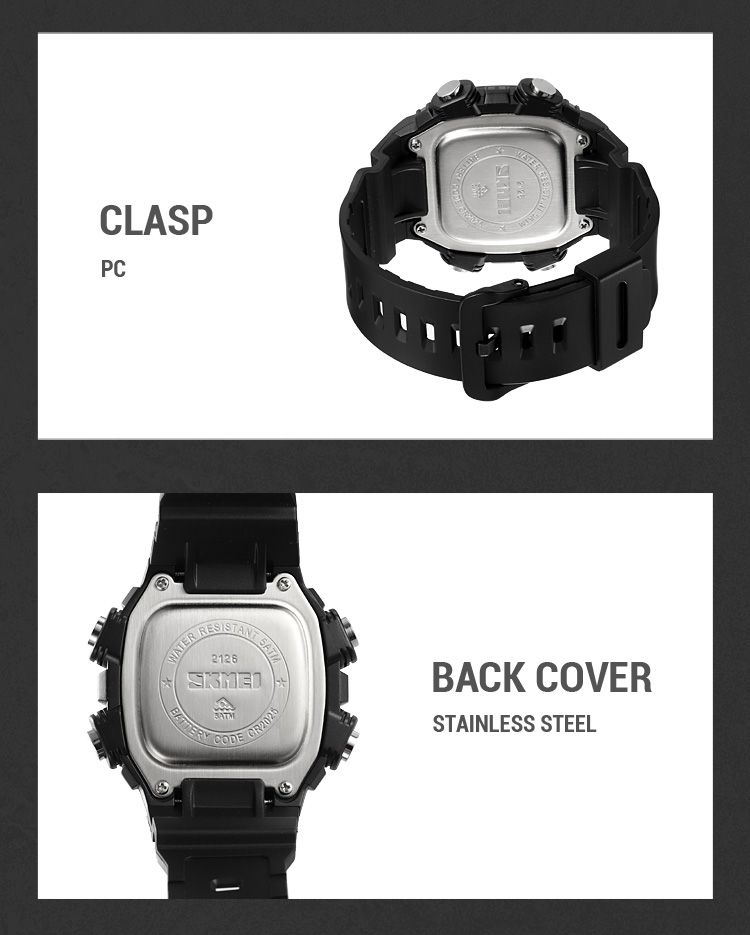 Digitale Sport- und Militäruhren für Damen und Herren, modisch, wasserdicht bis 5 Bar, Stoppuhr, Wecker, Hintergrundbeleuchtung, Countdown-Funktion_voghion.com