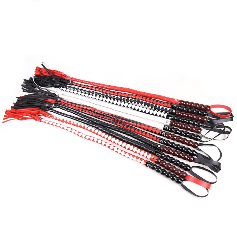 90cm PU Deri Parti Sahne Kırbaç Köle Fetiş Şaplak Kırbaç Seks Oyuncakları Çiftler için Cosplay Bdsm Esaret Erotik S_voghion.com