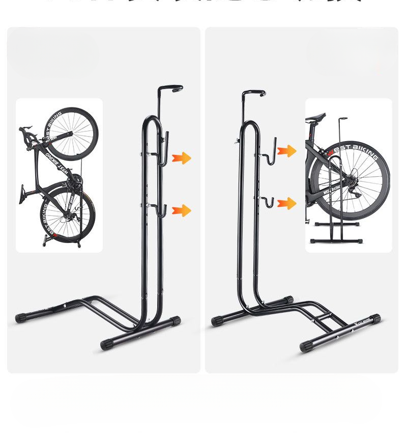 Support de réparation de sol multifonctionnel insérable pour présentoir de stationnement pour vélos d'intérieur réglable Xiqizhe_voghion.com