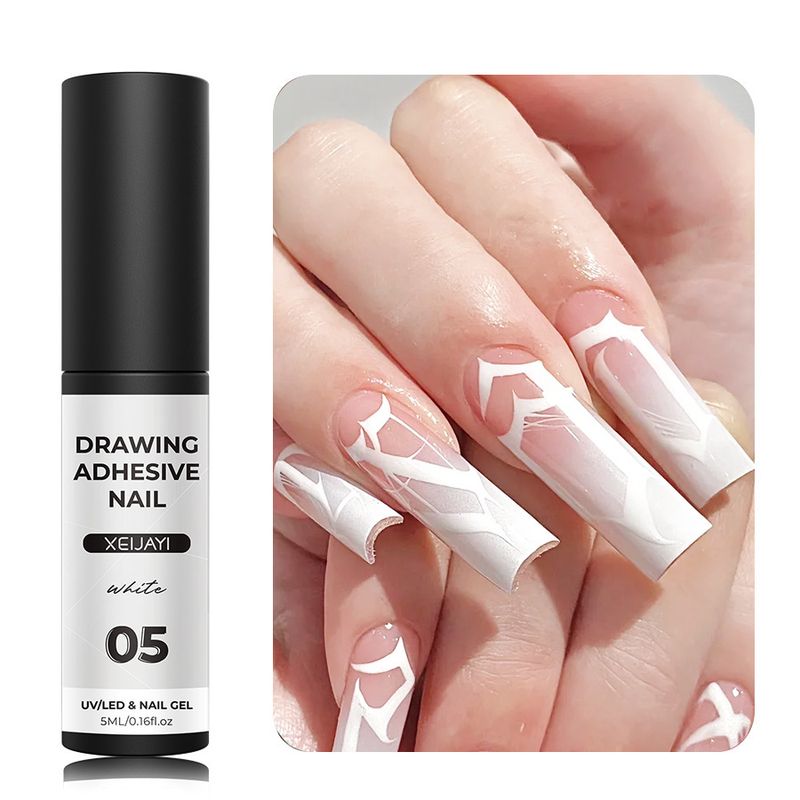 New Art Line High Density Edge Painting Metal UV Nail Gel 5ml_voghion.com