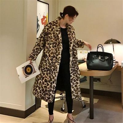 Dammemoud am laange Mantel, flauschegen, all-matching Trenchcoat_voghion.com