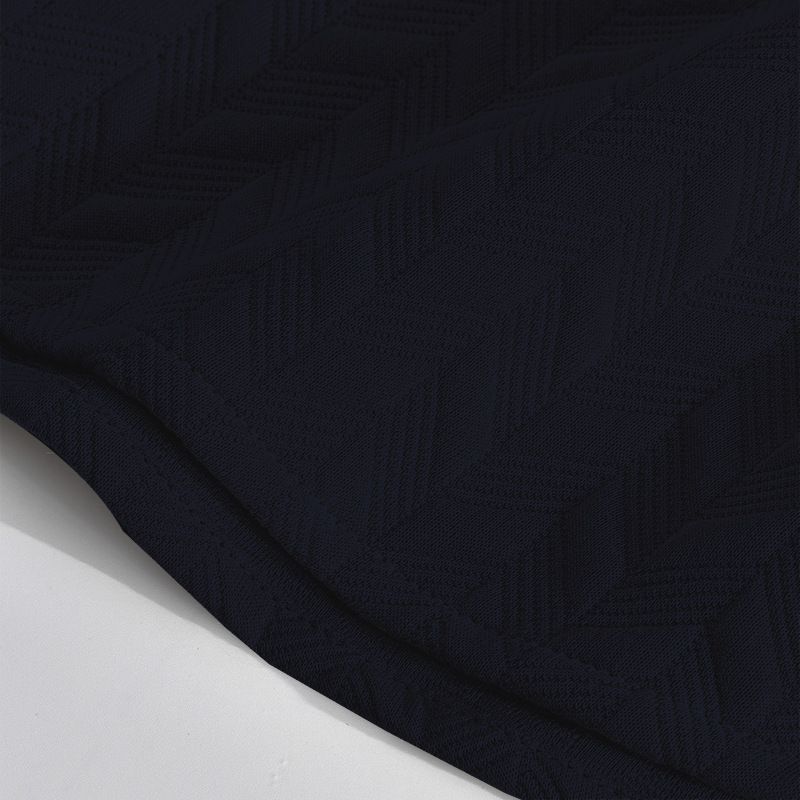 Men's Short-sleeved T-shirt Casual Jacquard Slim Breathable Lapel Short-sleeved Shirt_voghion.com