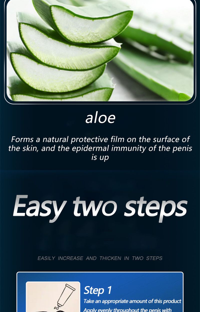 MAN HUGE Crocodile Penismassagekräm för män, närande och reparerande gel för vuxna_voghion.com