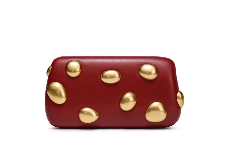 Elegancka metalowa kopertówka – minimalistyczna wieczorowa torebka damska z zapięciem magnetycznym, smukła i usztywniona (8 modnych kolorów, skóra ekologiczna, szerokość 19,5 cm)_voghion.com