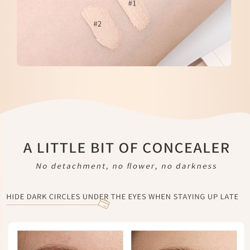 Concealer Zacht en langdurig Concealer Concealer Langdurige make-up Zacht voor acne Putjes Acne-vlekken Artefact Concealer Vloeibare foundation_voghion.com