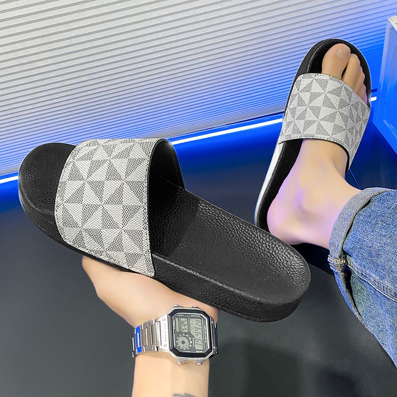 Neu für Herren mit freiliegenden Zehen für den Heimgebrauch, High-End-Flip-Flops für Herren mit Trittgefühl auf Kot, coole Flip-Flops in großer Größe, Einheitsgröße_voghion.com