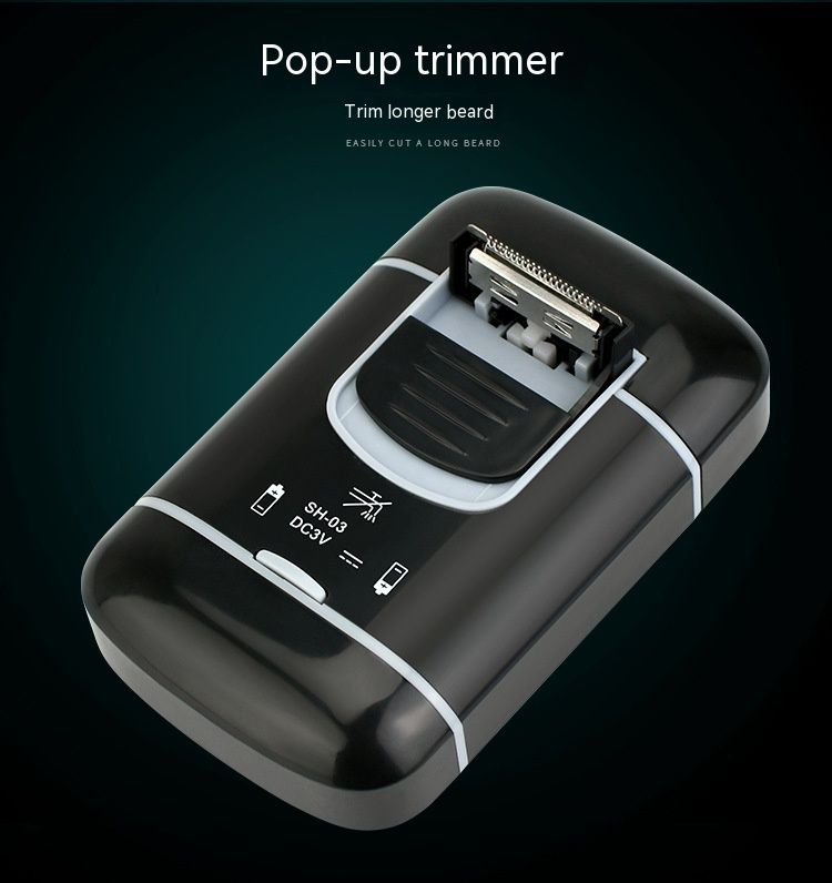 Electric men's dry battery reciprocating electric adjustable shaver_voghion.com