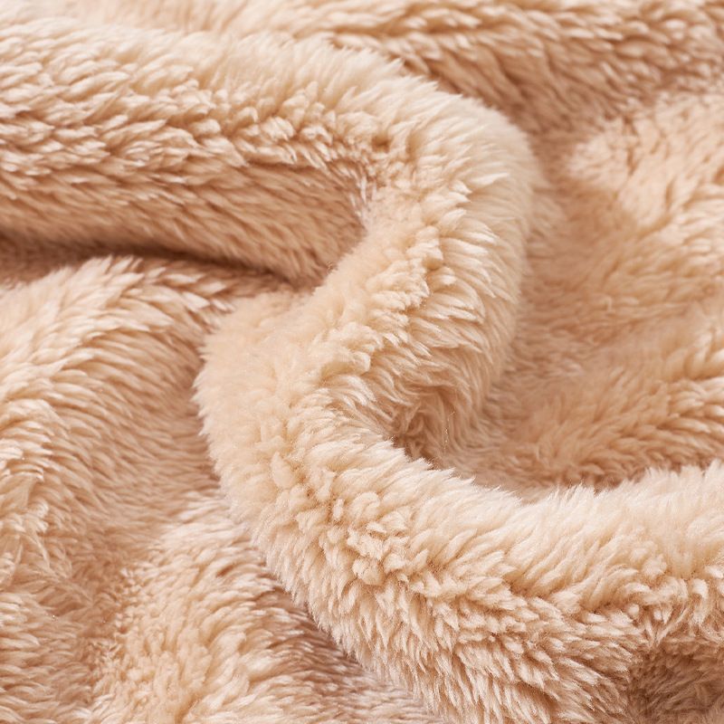 Giacca con cappuccio foderata in pile da uomo, caldo cappotto invernale con cerniera e morbido rivestimento bifacciale, vestibilità comoda per abbigliamento casual._voghion.com