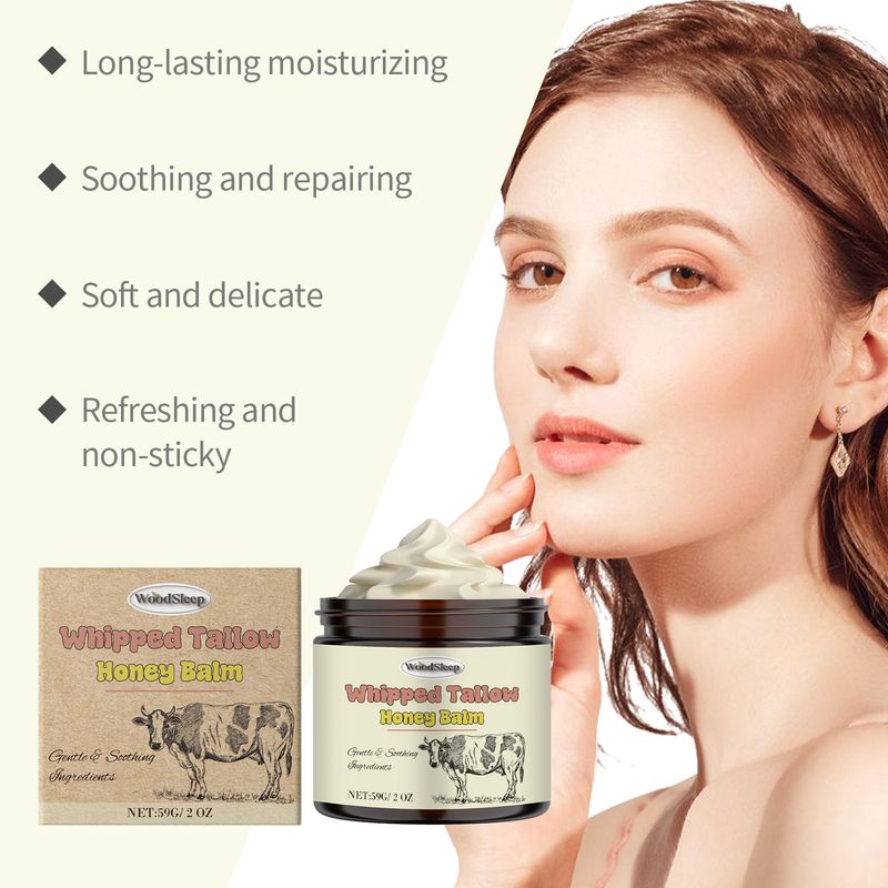 WoodSleep Tallow Honey Cream Gently Moisturizes And Restores Redness To Improve Skin Condition_voghion.com