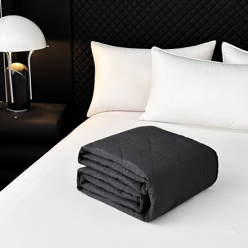 Housse de lit matelassée, housse de lit simple, résistante à l'humidité et à la saleté, drap de lit de luxe léger_voghion.com