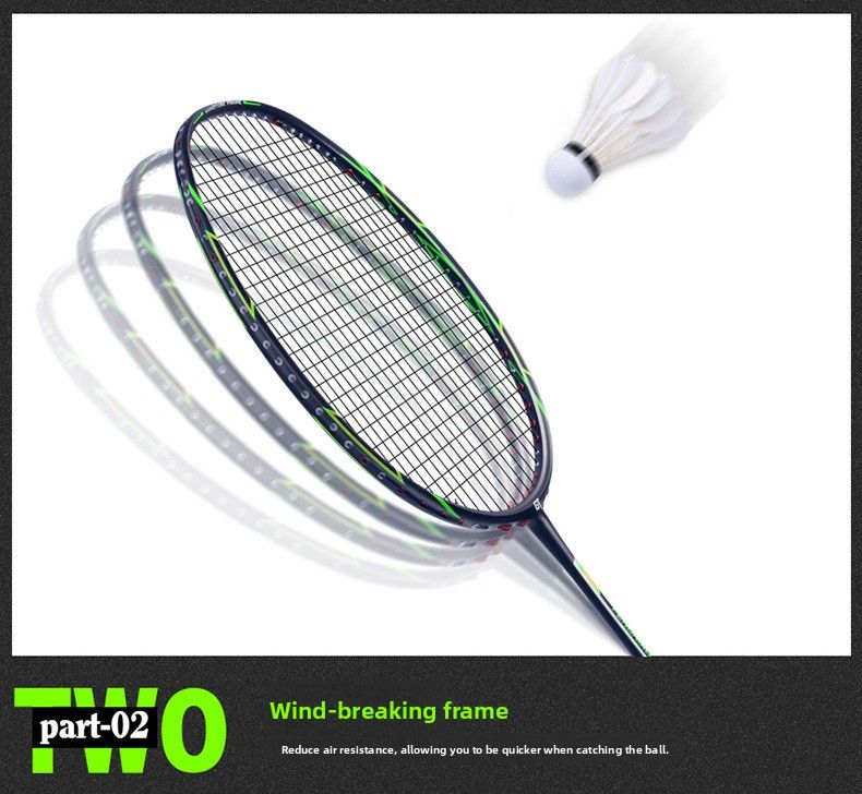 Guangyu Hummingbird 6U Ultra-light Carbon Fiber Home Adult Badminton Lightweight Entertainment Training Racket_voghion.com
