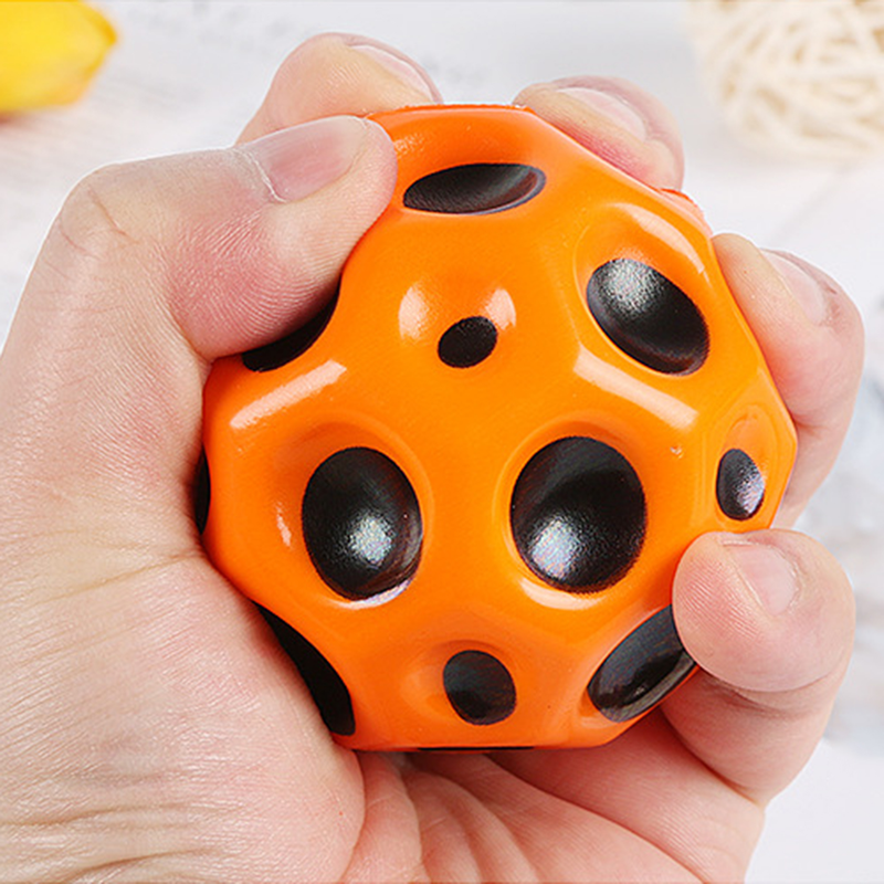 Jinleiou Balle rebondissante Couleurs vives Anti-chute Portable Haute élasticité Balle Jouets éducatifs précoces Pour cadeau_voghion.com