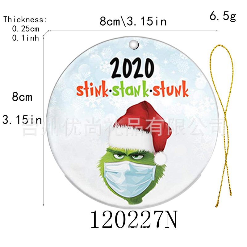 Consejos para imprimir mascarillas para prevenir epidemias 2023, decoraciones para fiestas en casa, accesorios para prevenir epidemias, colgantes, artesanías de madera_voghion.com