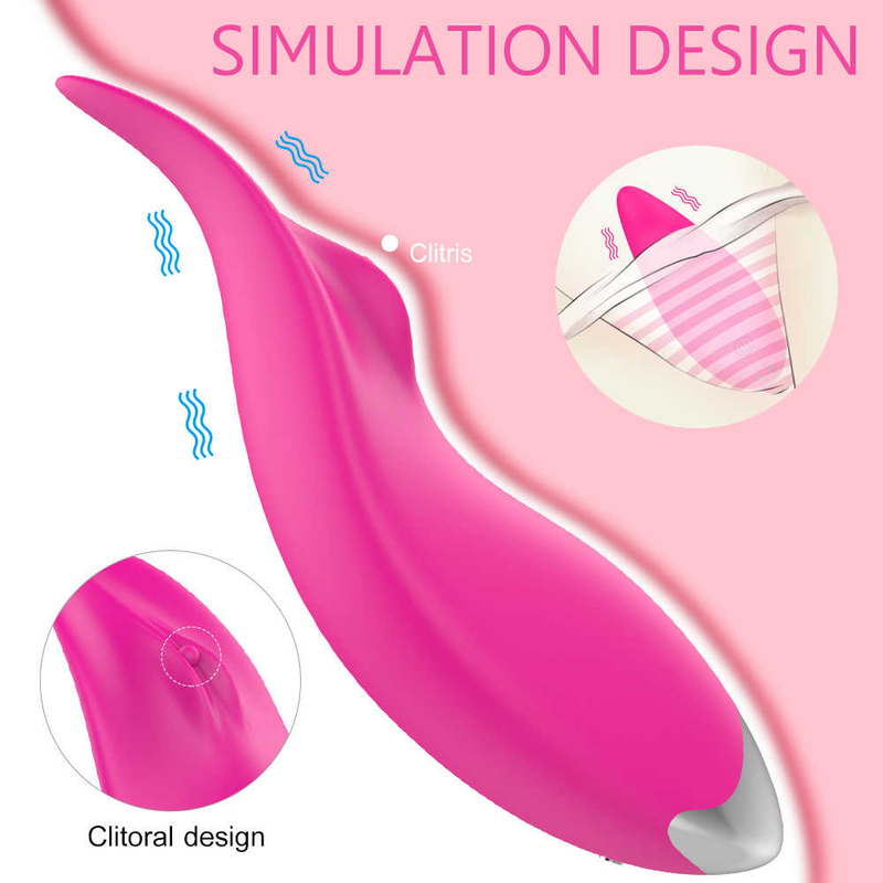 Zabawki erotyczne Wibratory łechtaczki Stymulator łechtaczki Mały masażer do lizania języka Zmysłowe gry Oralna zabawka dla dorosłych dla_voghion.com
