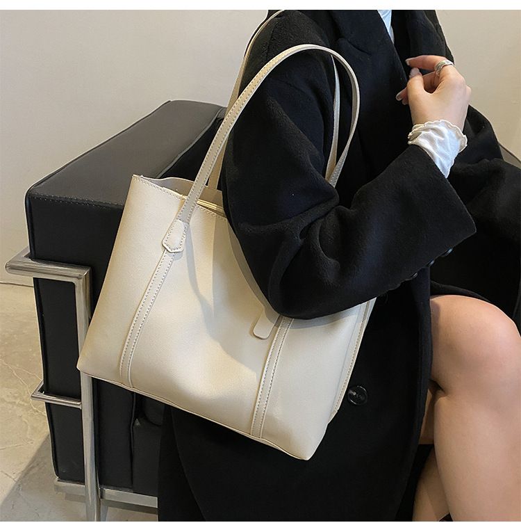 Grands sacs pour femmes automne et hiver 2021, nouveau style coréen, tendance, simple, grande capacité, en cuir souple, sac à bandoulière décontracté et polyvalent_voghion.com