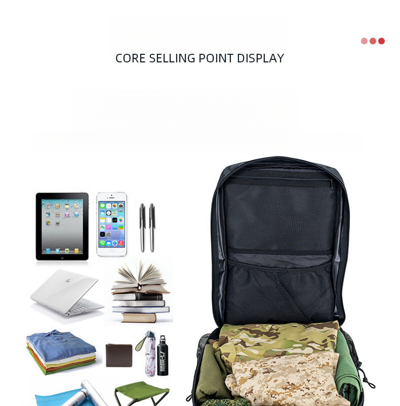 Uus suure mahutavusega taktikaline kott kamuflaaž mägironimis- ja matkaspordi seljakott Oxfordi riidest_voghion.com