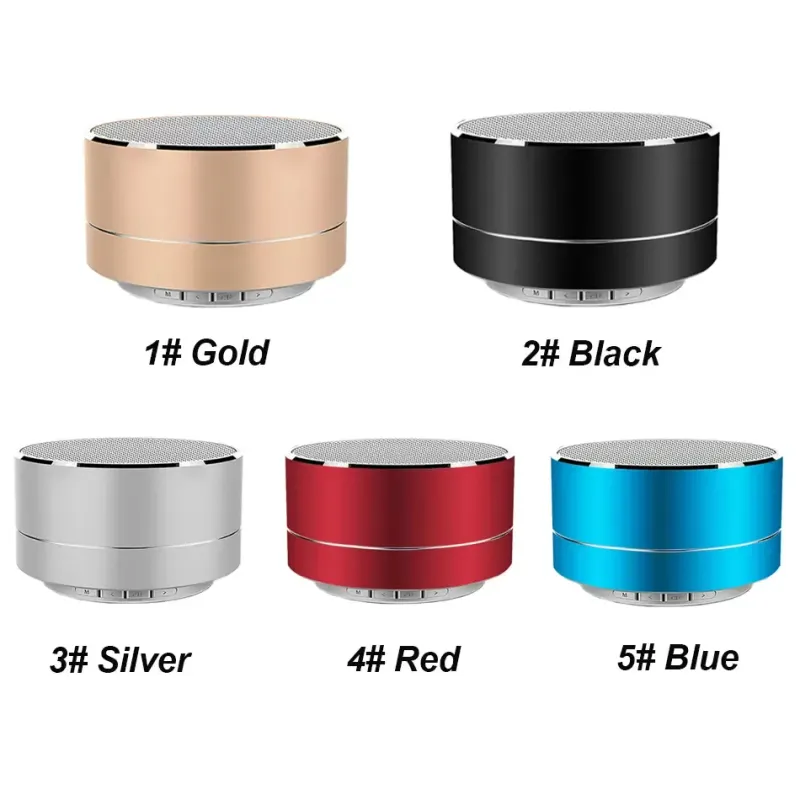 A10 Tragbarer drahtloser Mini-Karten-Bluetooth-Lautsprecher im Freien Audio Kleine Kanone Handy Computer Universal Subwoofer_voghion.com