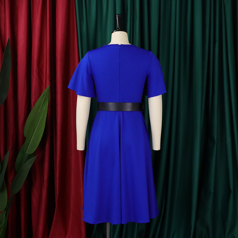 Abbigliamento da donna Manica a tromba da donna tinta unita taglia grande_voghion.com