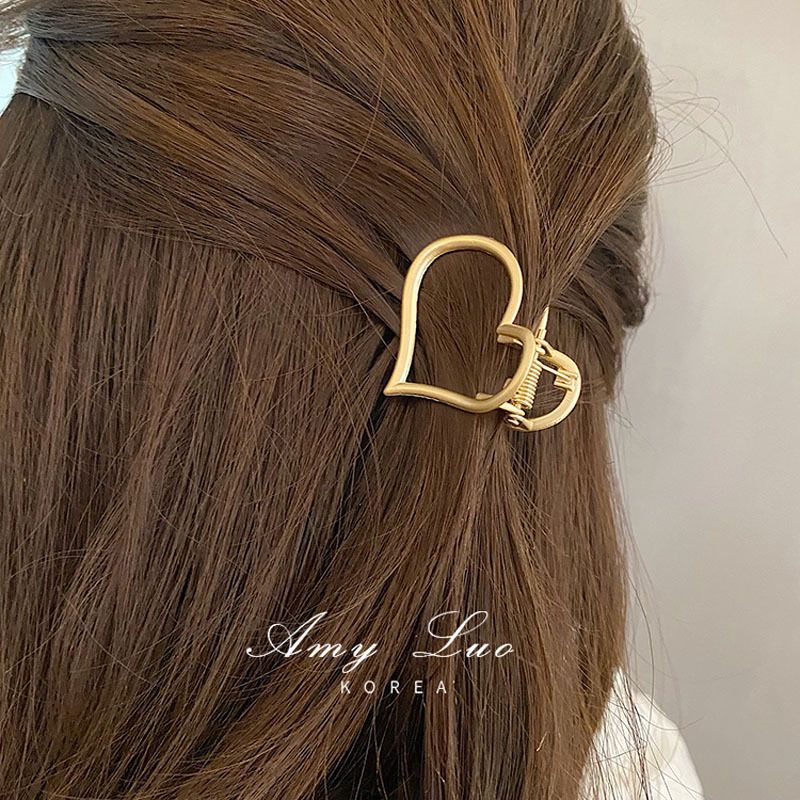 Semplice forcina per capelli con temperamento pigro, fermaglio per capelli con piastra, testa a sfera per capelli, piccolo accessorio per capelli_voghion.com