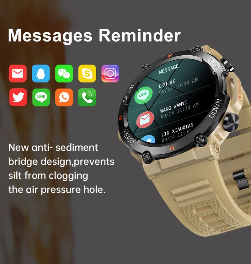 MELANDA 1.39 Inch HD Bluetooth Call Smart Watch Men Sports Fiess Tracker Heart Monitor 400mAh Smartwatch For Android IOS_voghion.com