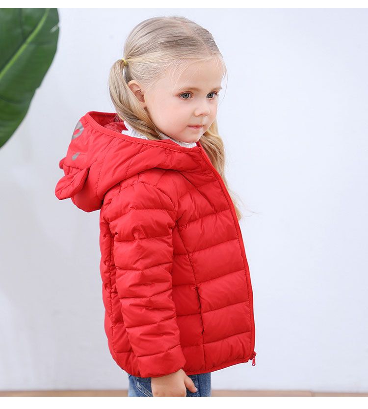 Children's Down Jacket, Lightweight 90% White Duck Down, Boys, Girls, Toddler, 2020 Winter New Baby Down Jacket_voghion.com