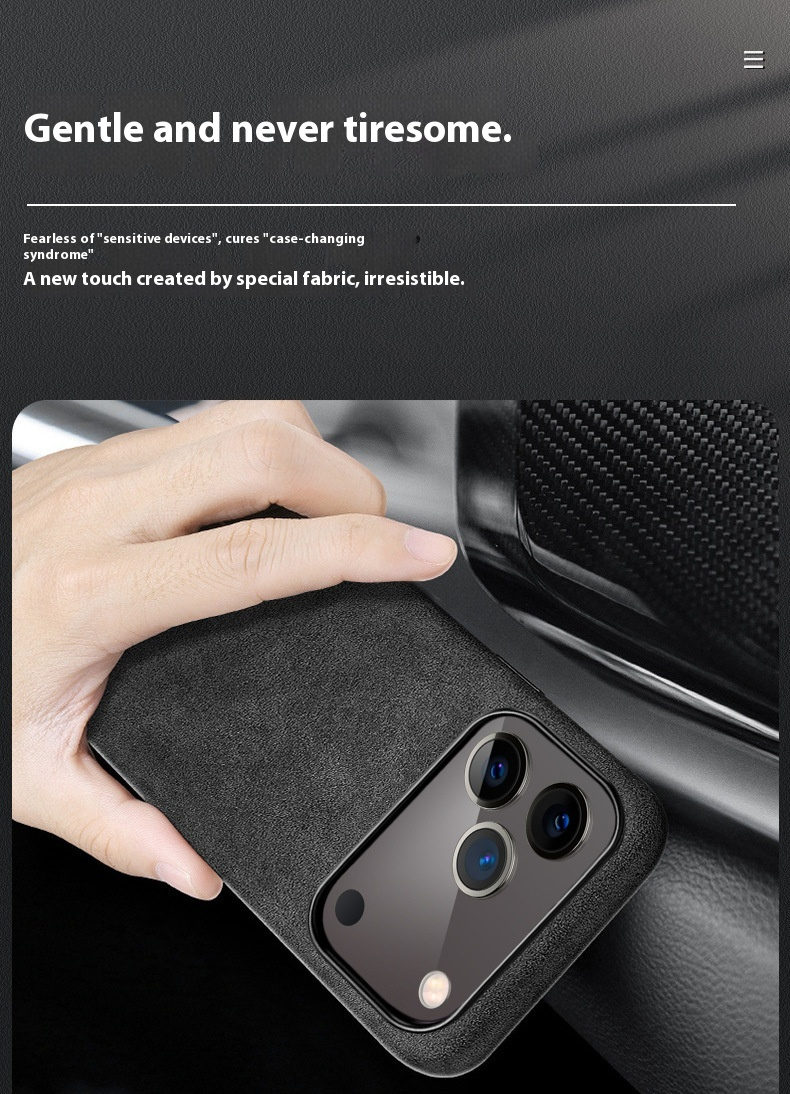 MagX Case For IPhone17 Mobile Phone Case: Luxury Alcantara Magnetic Ultra-thin Case | Ultra-flexible And Durable Designer Case_voghion.com