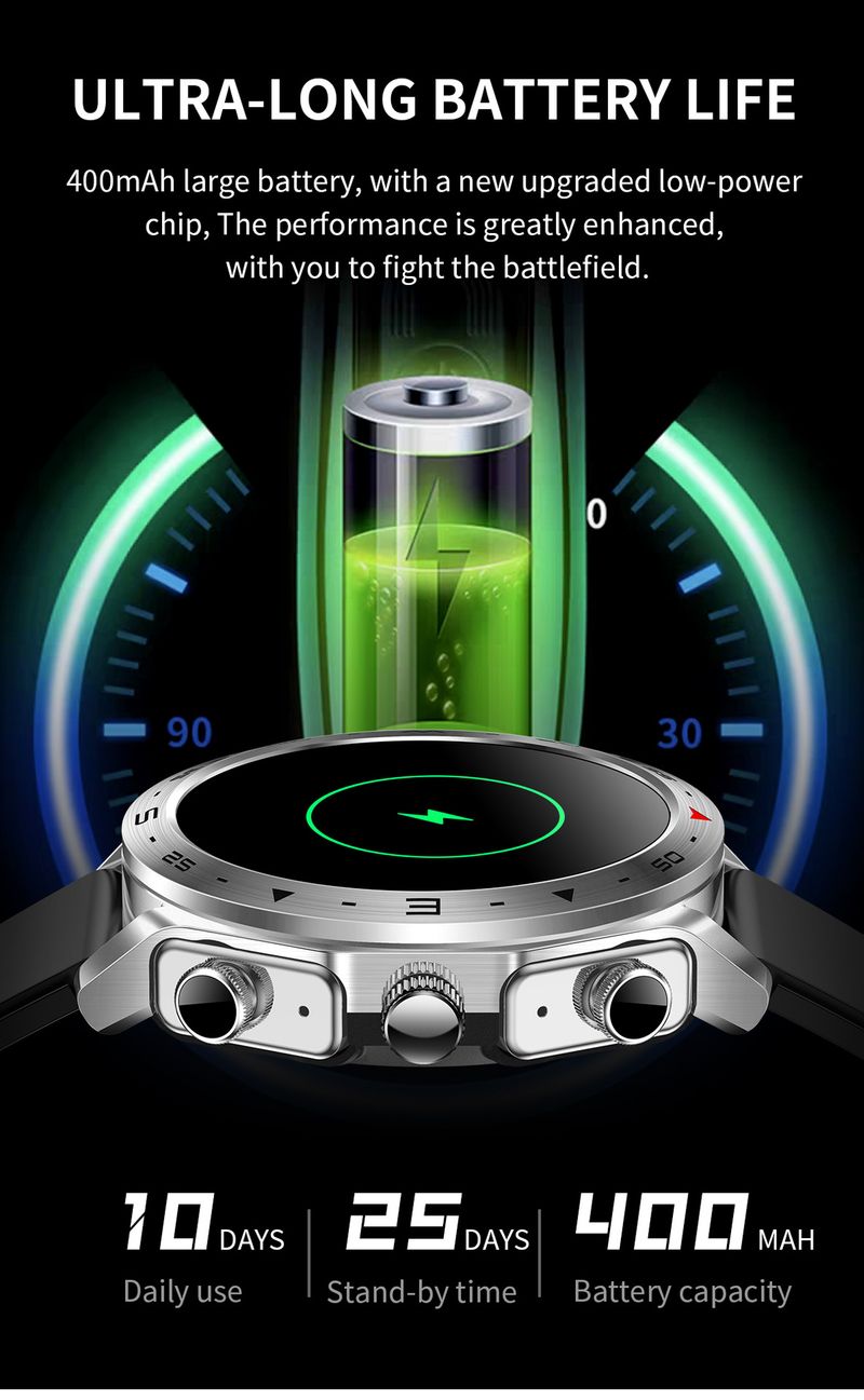 Reloj inteligente T95 con auriculares TWS, pantalla táctil IPS de 1,52", llamadas Bluetooth, asistente de voz con IA, batería de 21 días de duración y dos correas opcionales._voghion.com