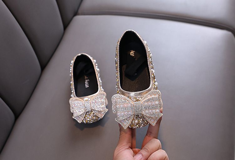 Neu Dame Baby Mädchen Mädchen Prinzessin Diamant Einzelnen Schuh Schuhe Dance_voghion.com