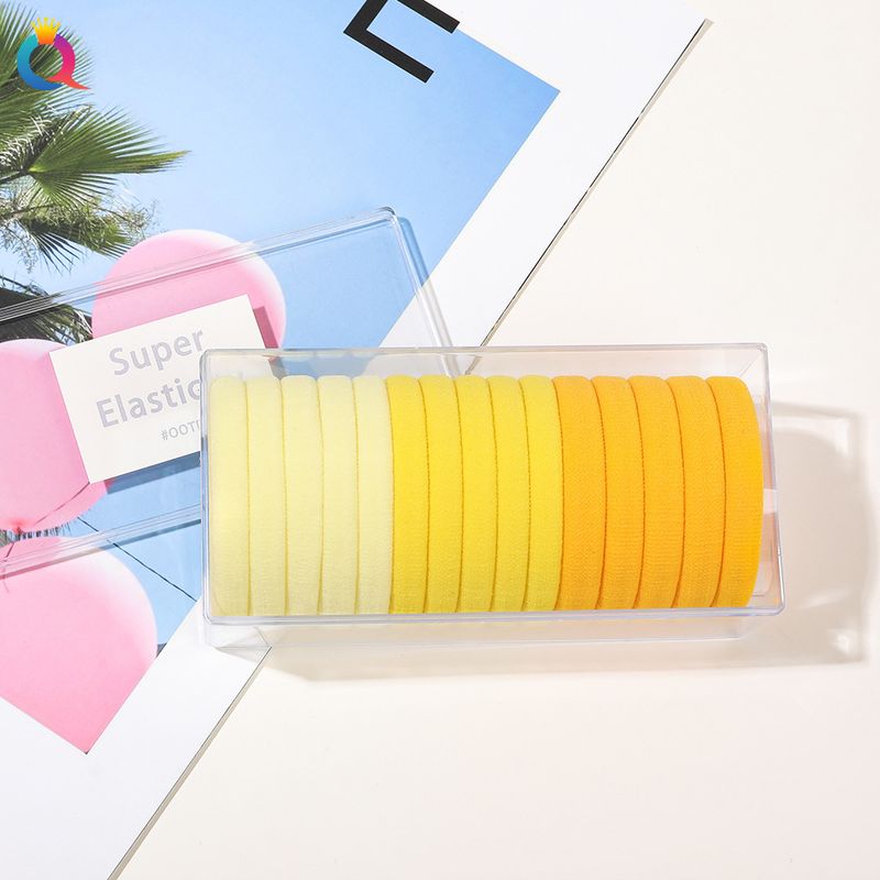 Set di elastici per capelli morbidi ed eleganti - Confezione da 15 pezzi con elevata elasticità, delicati sui capelli, colori alla moda per donne e ragazze_voghion.com