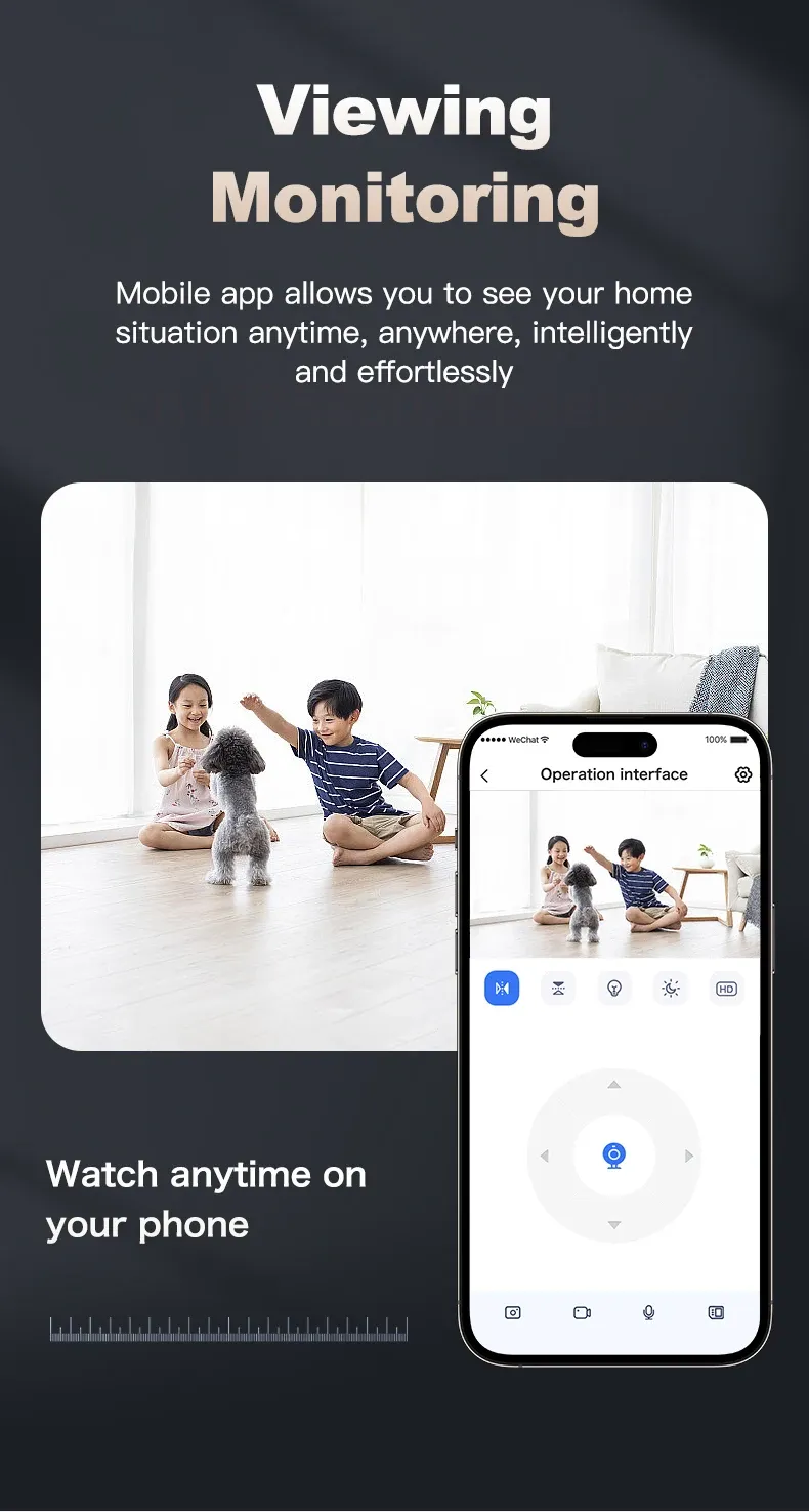 1080P HD Mini WIFI Kamera Akıllı Ev Güvenliği IR Gece Görüşü Geniş Açı Mikro Kablosuz Gözetim Kameraları Video_voghion.com