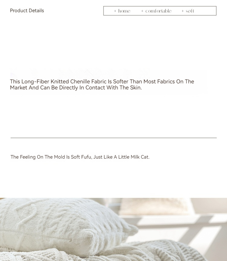 Manyue Home Ins Network Red Same Type Plush Knitted Blanket Nap Cover Blanket Office Air Conditioning Blanket Bedroom_voghion.com