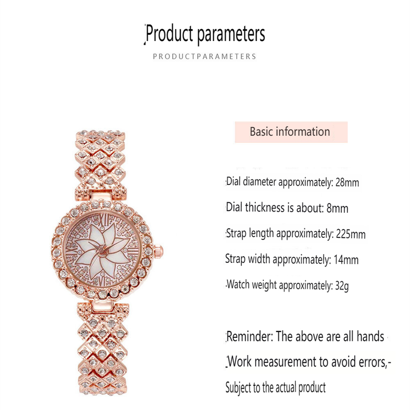 Modelli esplosivi orologio con bracciale tempestato di diamanti piccolo profumo pieno di diamanti orologio da donna al quarzo da donna in due pezzi_voghion.com